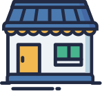Landlord House Illustration Icon for Landlords