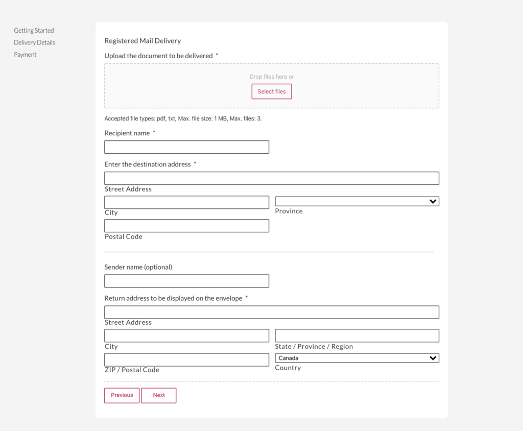 recourse upload document